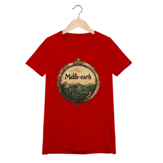 Nome do produto Camiseta - Terra Média (Baby Long)
