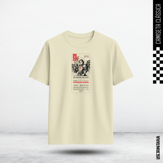 Camiseta Clássica São Miguel – Nível Celestial