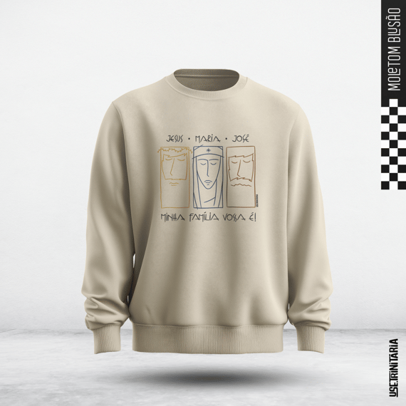 Moletom Blusão — Sagrada Família