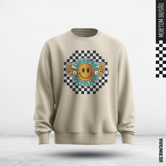 Moletom Blusão — É lindo ser católico