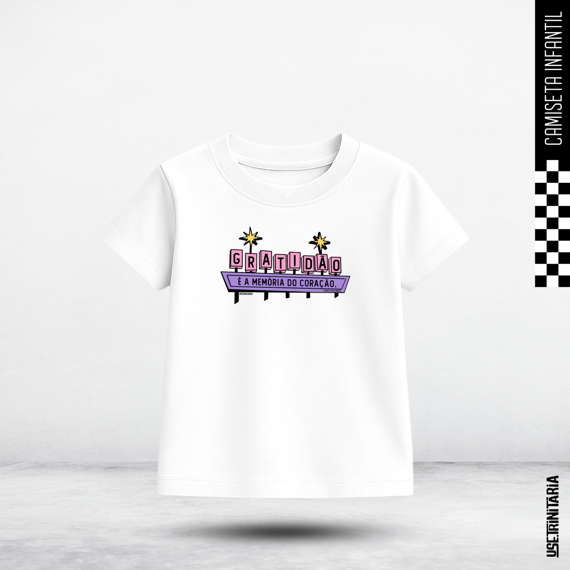 Camiseta Infantil (10-14) — Ele vive