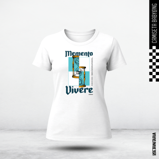 Nome do produtoCamiseta babylook– Memento Vivere
