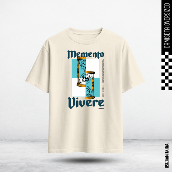 Camiseta Oversized – Memento Vivere