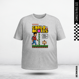 Nome do produtoCamiseta Plus Size – Carlo Acutis