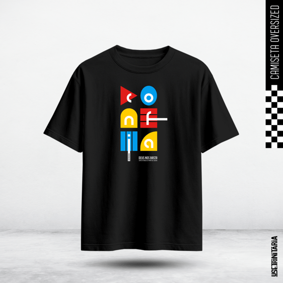 Camiseta Oversized – Deus nos basta
