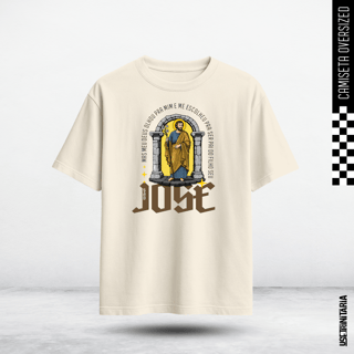 Camiseta Oversized – São José, Guardião em Silêncio
