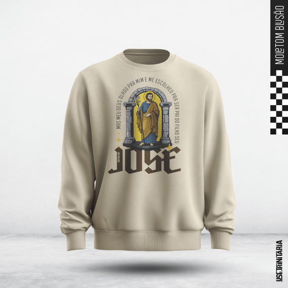 Moletom Blusão – São José, Guardião em Silêncio