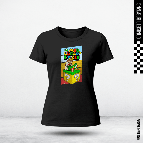 Camiseta Babylook – Meu Lugar é o Céu