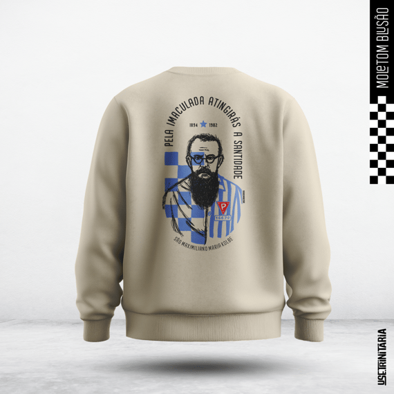Moletom Blusão – Milícia da Imaculada - São Maximiliano Kolbe