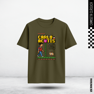 Nome do produtoCamiseta Clássica – Carlo Acutis