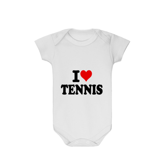 Nome do produto Body Infantil I Love Tennis | Conforto e Estilo para os Pequenos
