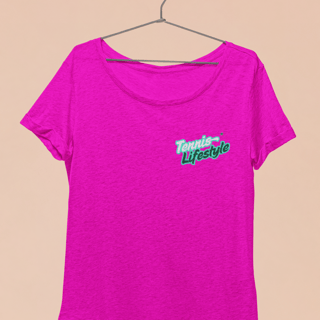 Nome do produto Camiseta Feminina Baby Long Quality – Estampa Tennis Lifestyle