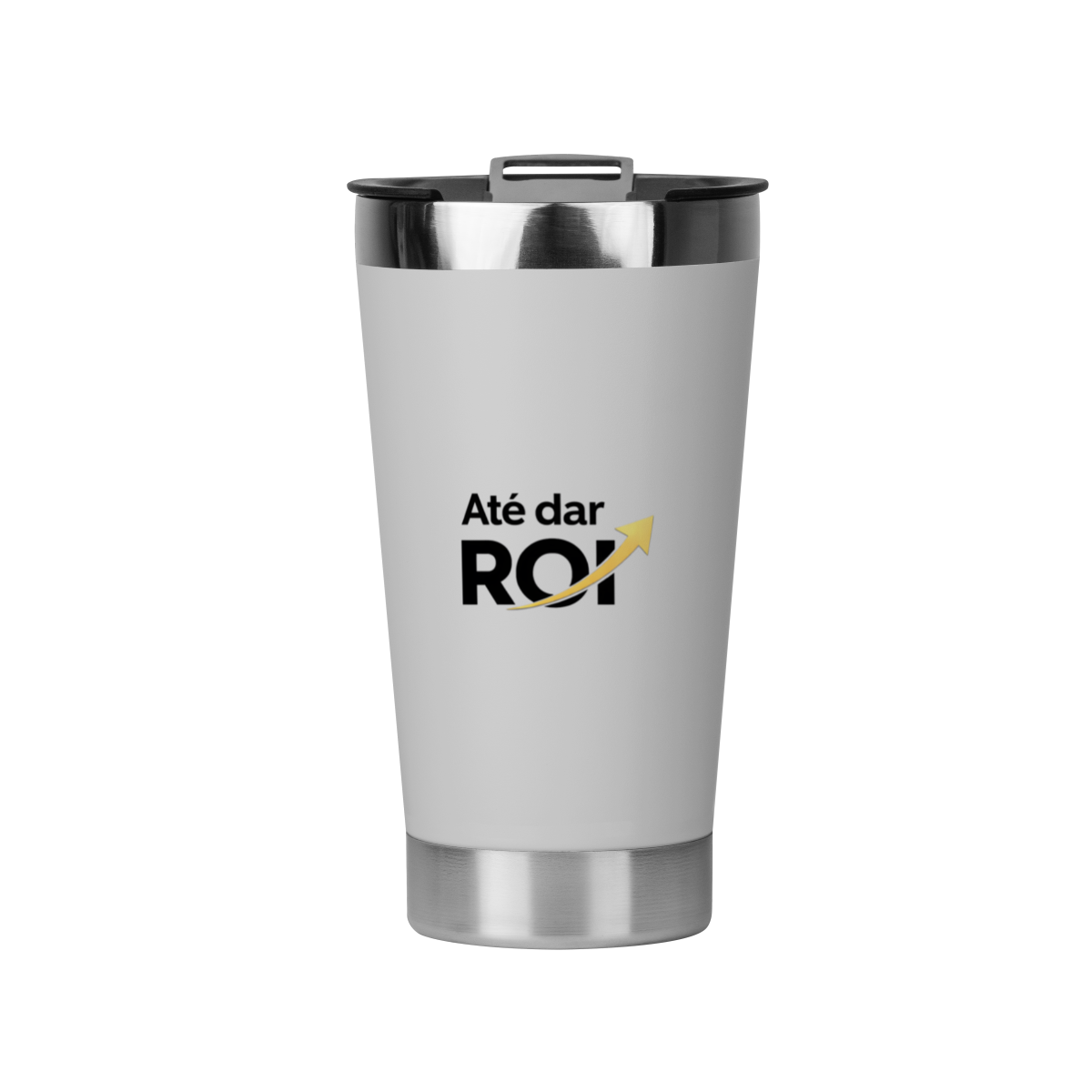 Nome do produto: Copo Térmico Branco Até Dar ROI