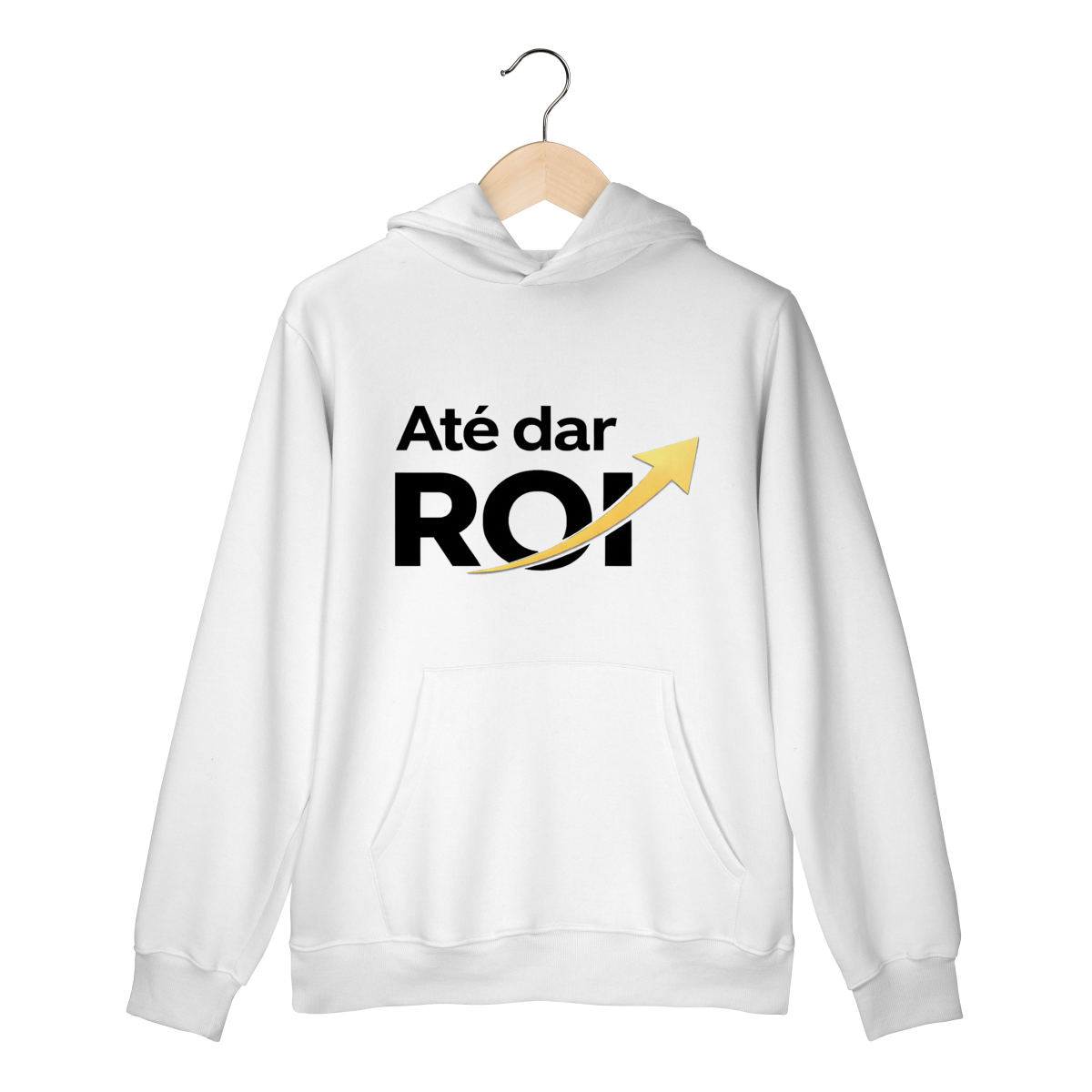 Nome do produto: Moletom Prime com Capuz Branco Até Dar Roi