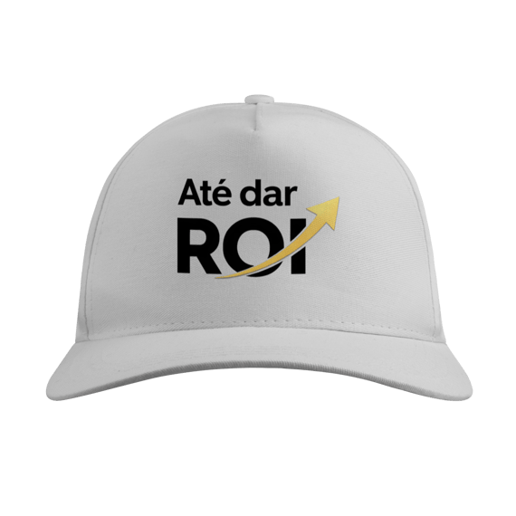 Boné Branco Até Dar ROI