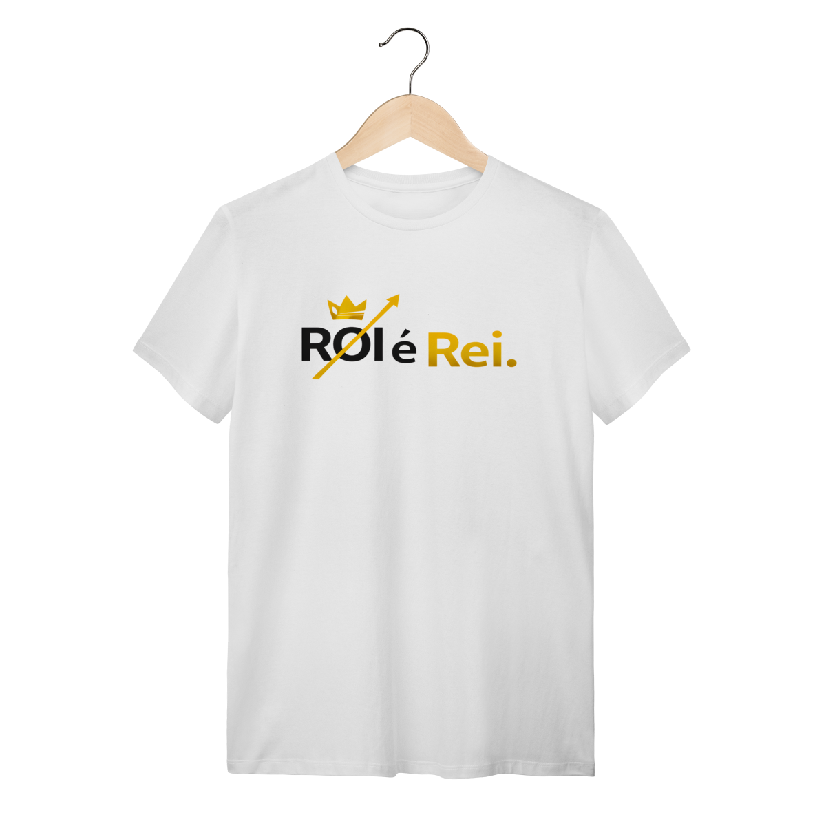 Nome do produto: Camiseta Branca ROI é Rei