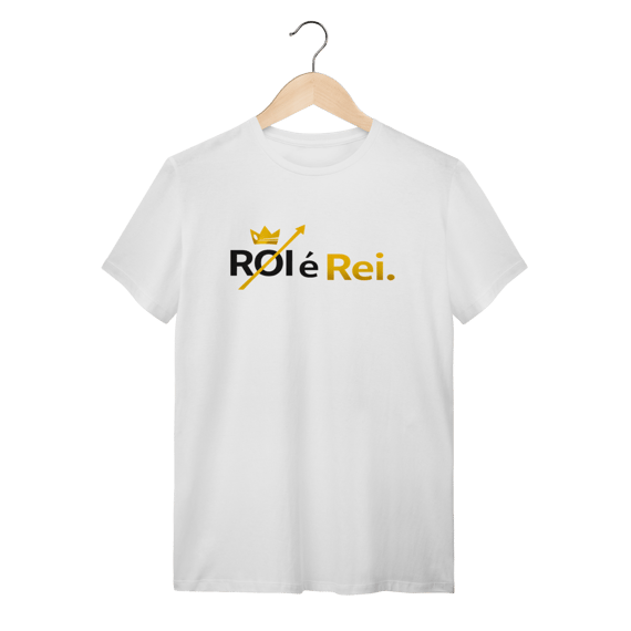 Camiseta Branca ROI é Rei