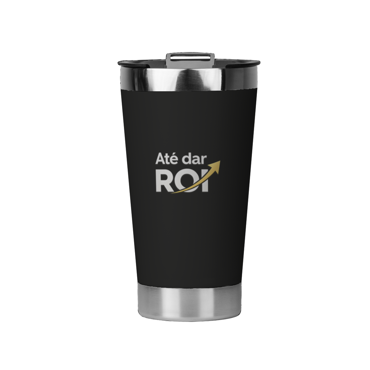 Nome do produto: Copo Térmico Preto Até Dar ROI