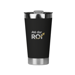 Copo Térmico Preto Até Dar ROI