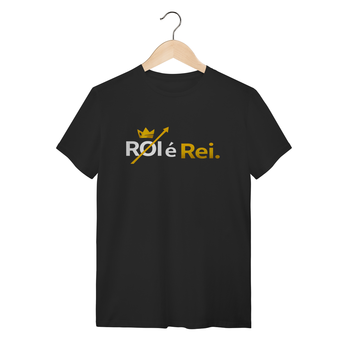 Nome do produto: Camiseta Preta ROI é Rei