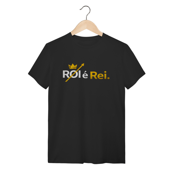 Camiseta Preta ROI é Rei