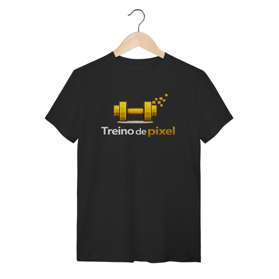 Camiseta Preta Treino de Pixel