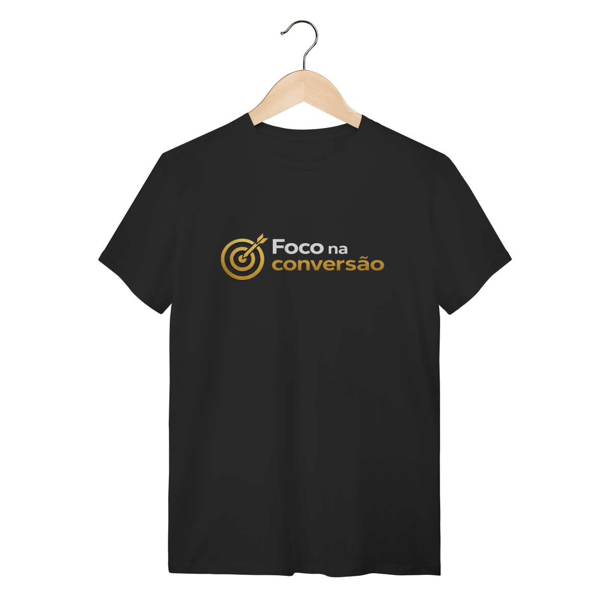 Nome do produto: Camiseta Preta Foco na Conversão