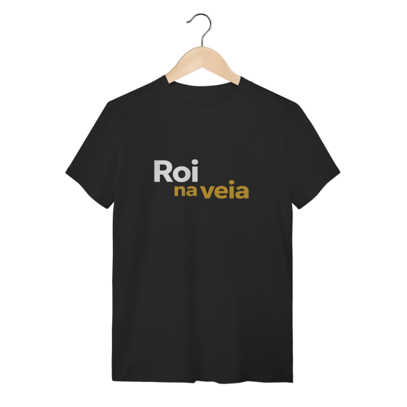Camiseta Preta ROI na Veia