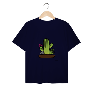Nome do produto T-shirt Plus Size Cacto do Quintal