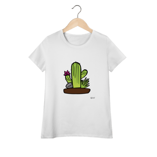 Nome do produto Camiseta Baby Long Cacto do Quintal