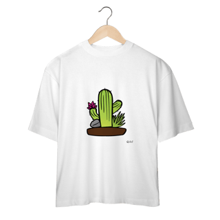 Nome do produto Camiseta Oversized Cacto do Quintal