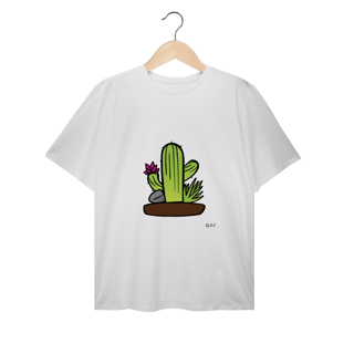 Nome do produto T-shirt Plus Size Cacto do Quintal