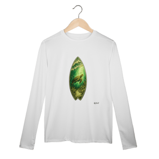 Camisa Manga Longa Sport Dry UV Oceano Interior