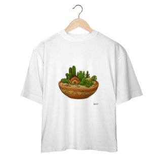 Nome do produto Camiseta Oversized Refúgio Verde
