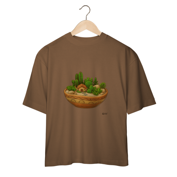 Camiseta Oversized Refúgio Verde