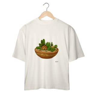 Nome do produto Camiseta Oversized Refúgio Verde