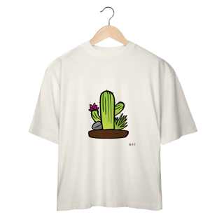 Nome do produto Camiseta Oversized Cacto do Quintal