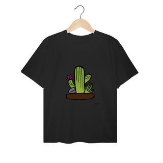 Nome do produto T-shirt Plus Size Cacto do Quintal