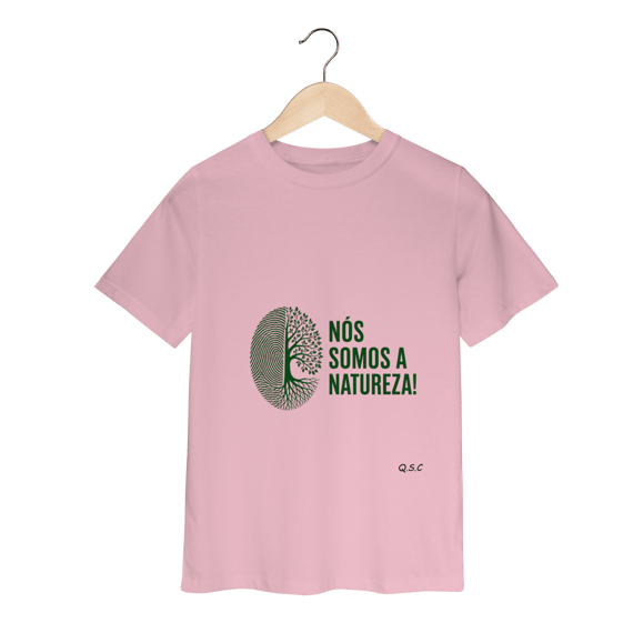 T-shirt Classic Infantil Nós Somos a Natureza