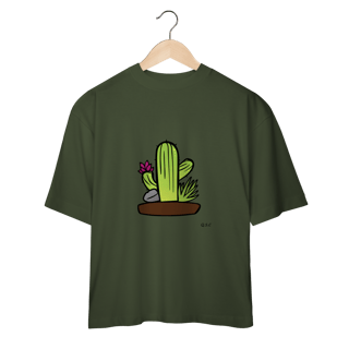 Nome do produto Camiseta Oversized Cacto do Quintal
