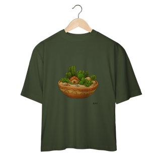Nome do produto Camiseta Oversized Refúgio Verde