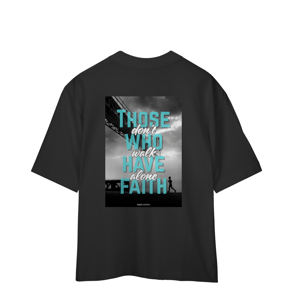 Nome do produto: Camiseta Oversized “Faith” – Noise Supply