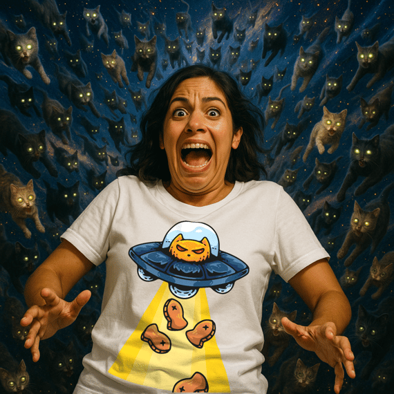 Camiseta Gatonauta - Ufo Collection