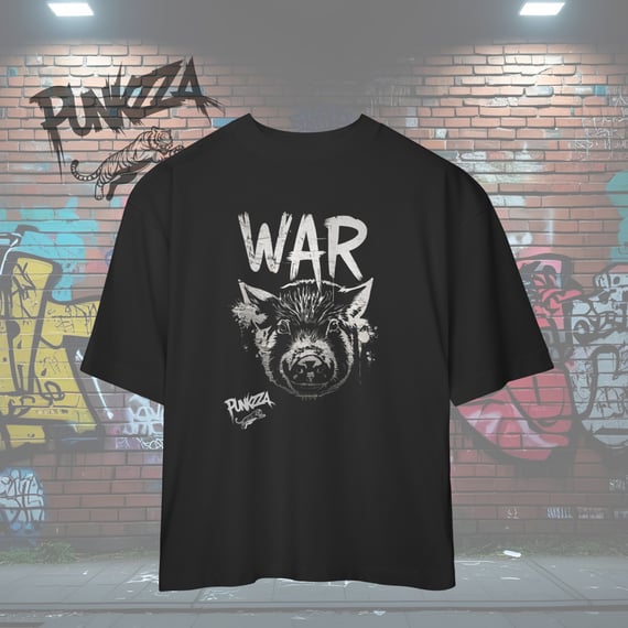 Camiseta Oversized War Pigs Punkzza