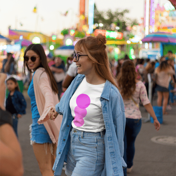 CAMISETA MAGENTA FLOW