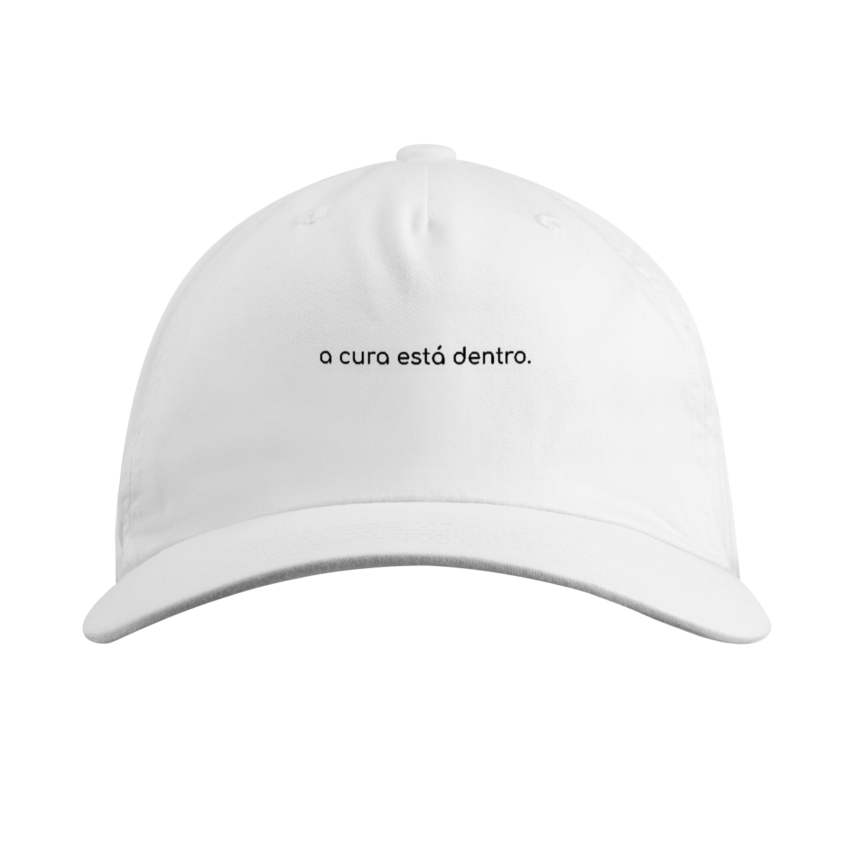 Nome do produto: Boné Frase Motivacional A Cura Está Dentro