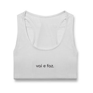 Nome do produto Regata Feminina Vai e Faz – Moda Consciente