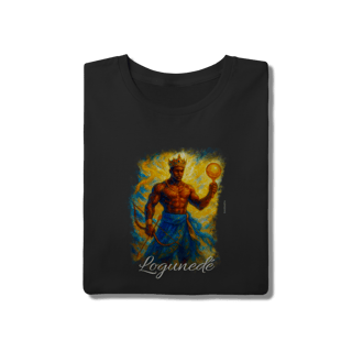 Nome do produtoCamiseta de Logunedé - Estampa Exclusiva