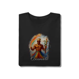 Nome do produtoCamiseta de Oxumarê - Estampa Exclusiva