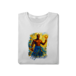 Nome do produtoCamiseta de Logunedé - Estampa Exclusiva